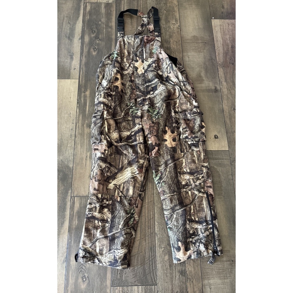 Mossy Oak Yukon Gear Camo Hunting Insulated Bib Overalls Men's 2xl Xxl Break Up